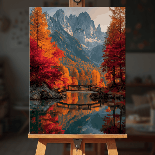 Paint by numbers - Autumn Crossing - MyArt