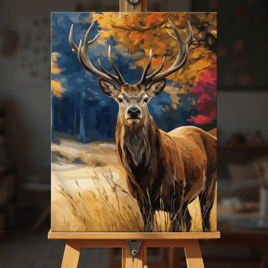 Paint by numbers - Autumn Elk - MyArt