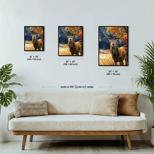Paint by numbers - Autumn Elk - MyArt