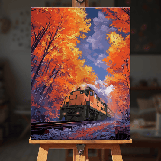 Paint by numbers - Autumn Express - MyArt