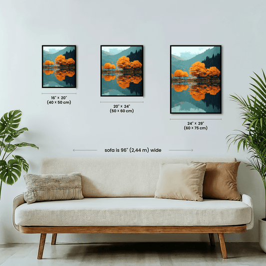 Paint by numbers - Autumn Lake - MyArt
