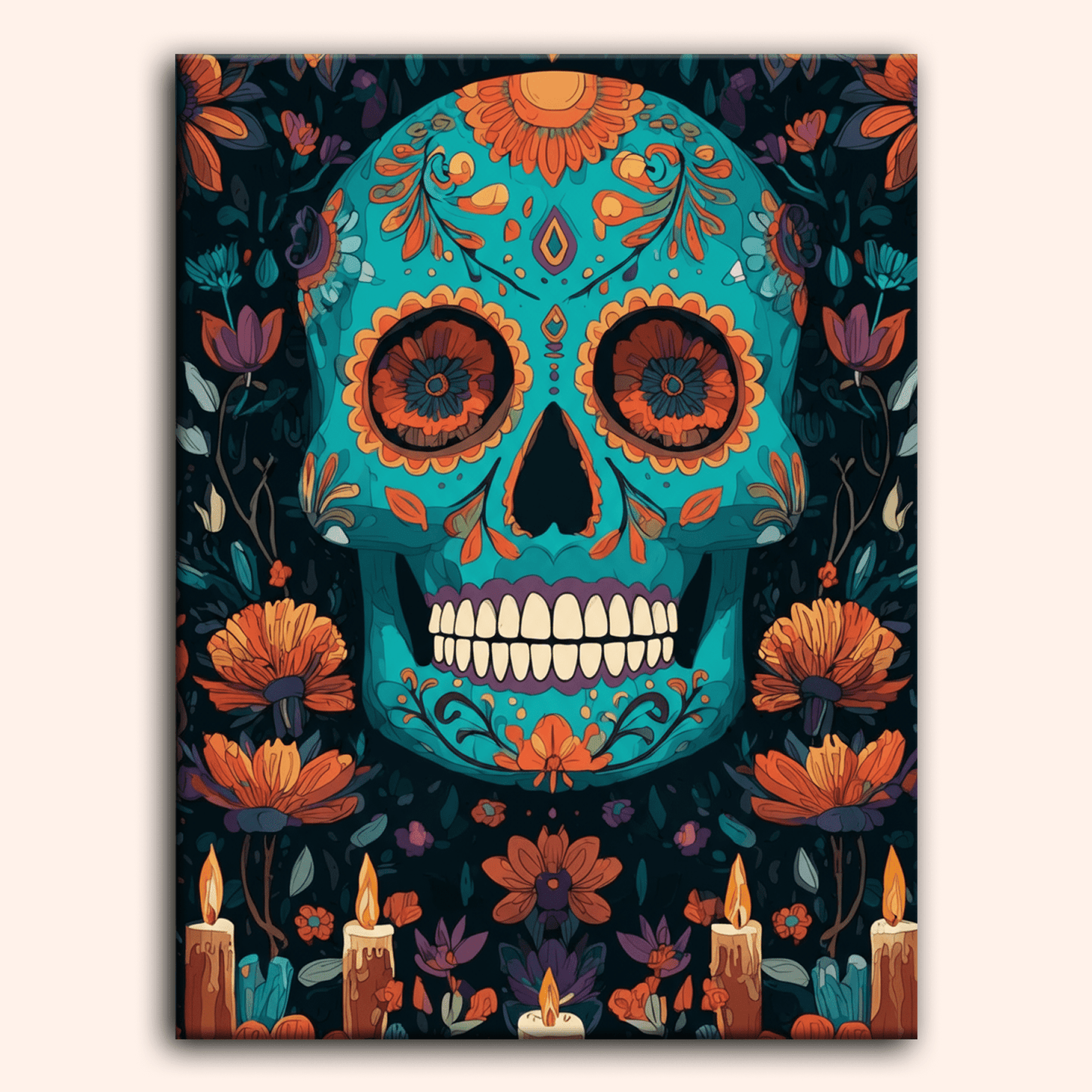 Paint by numbers - Azure Calavera - MyArt
