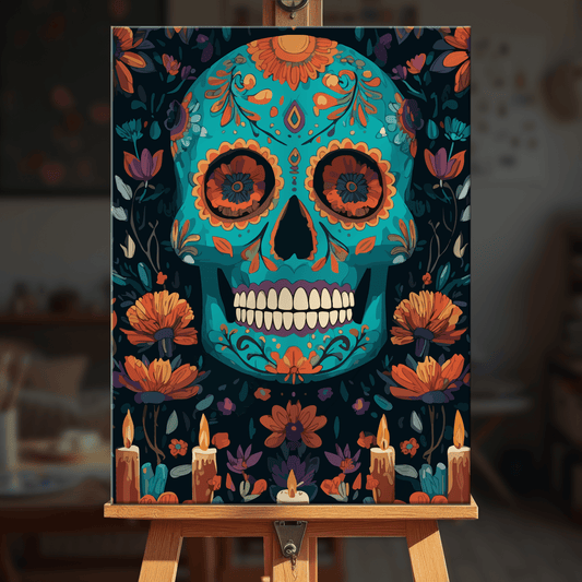 Paint by numbers - Azure Calavera - MyArt