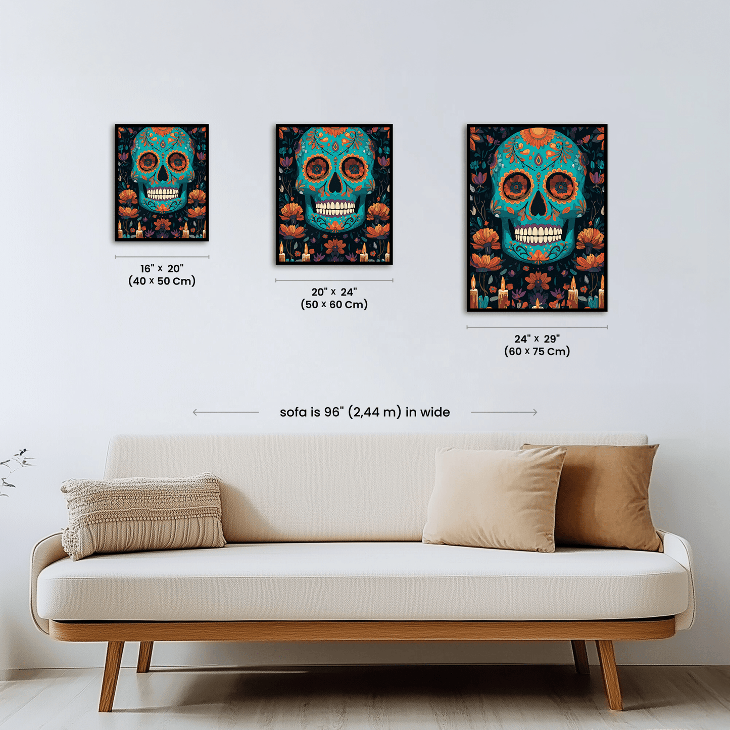 Paint by numbers - Azure Calavera - MyArt