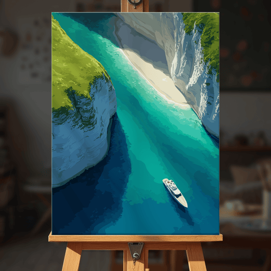 Paint by numbers - Azure Passage - MyArt