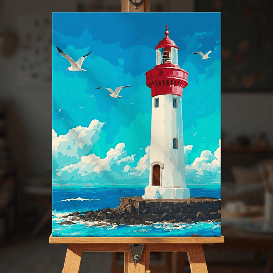 Paint by numbers - Azure Watchtower - MyArt