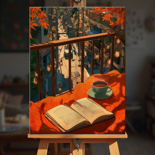 Paint by numbers - Balcony Read - MyArt