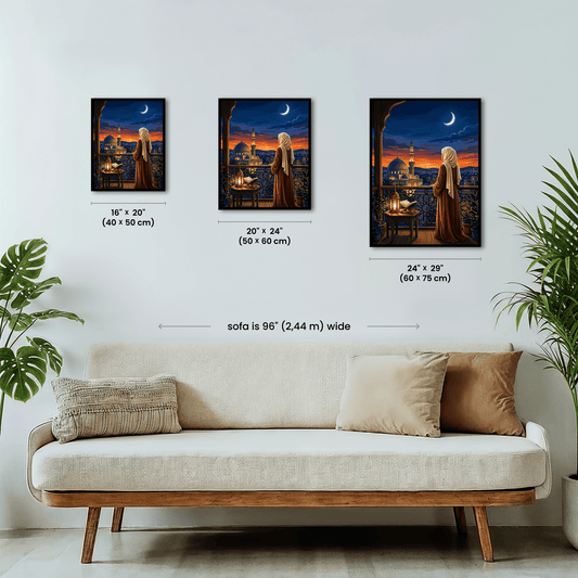 Paint by numbers - Balcony Moon - MyArt