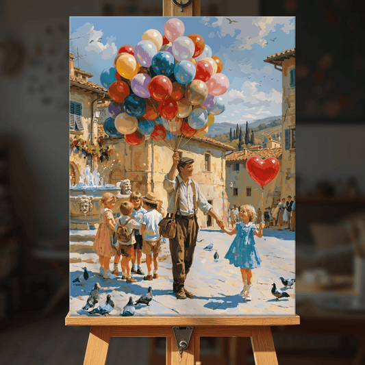 Paint by numbers - Balloon Promenade - MyArt