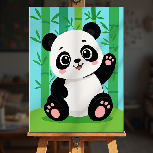 Paint by numbers - Bamboo Hug - MyArt