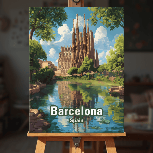 Paint by numbers - Barcelona Sagrada - MyArt