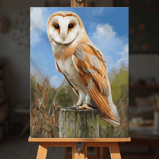 Paint by numbers - Barn Sentinel - MyArt
