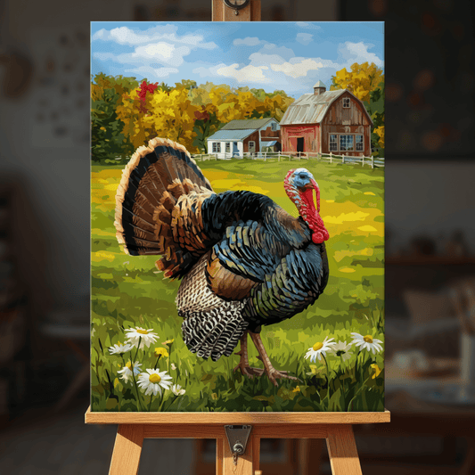 Paint by numbers - Barn Turkey - MyArt