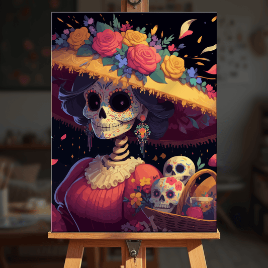 Paint by numbers - Basket Catrina - MyArt