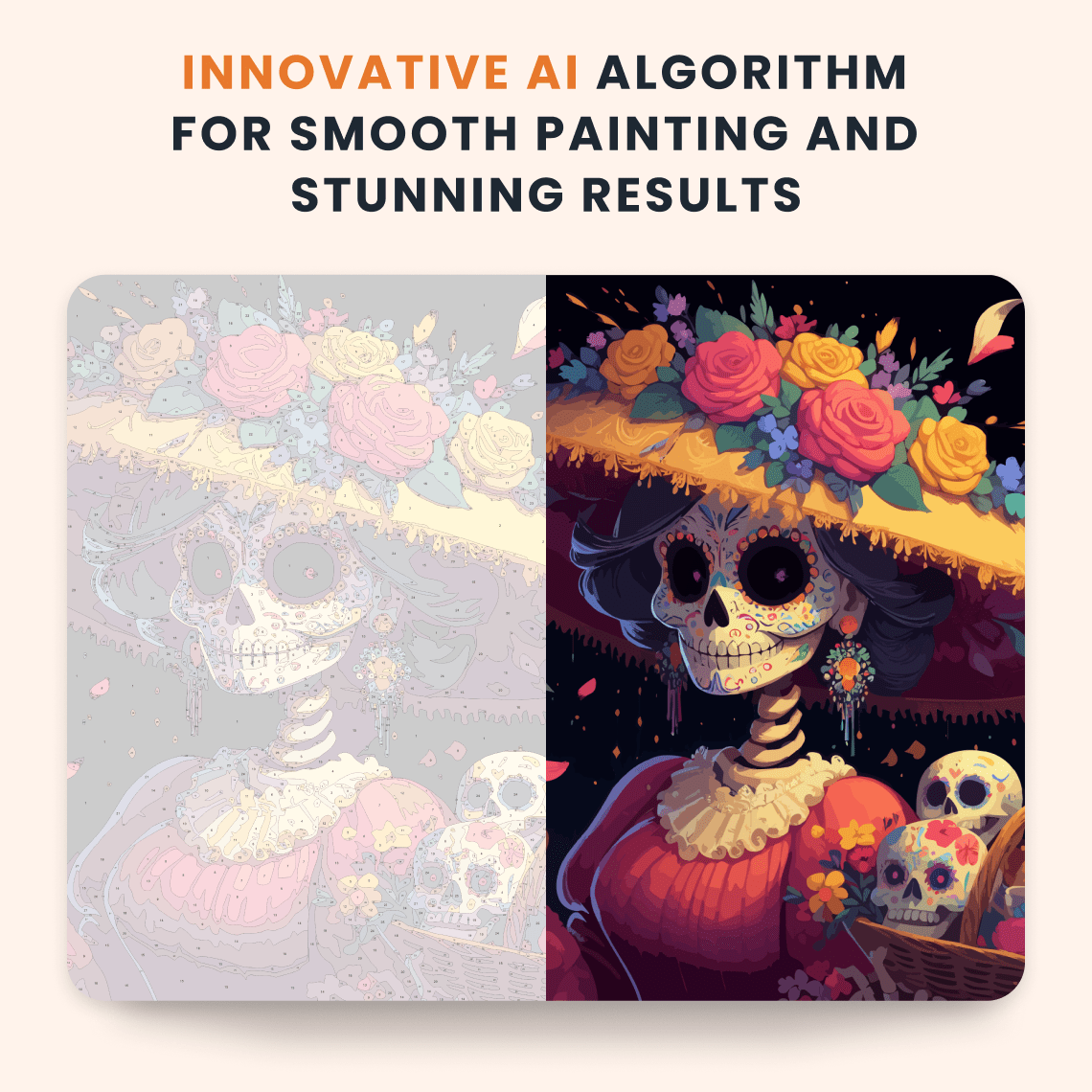 Paint by numbers - Basket Catrina - MyArt