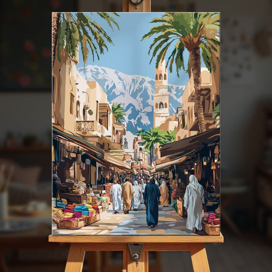 Paint by numbers - Bazaar Morning - MyArt