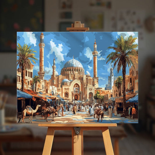 Paint by numbers - Bazaar Mosque - MyArt