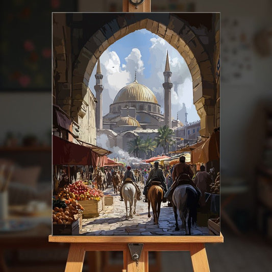 Paint by numbers - Bazaar Path - MyArt