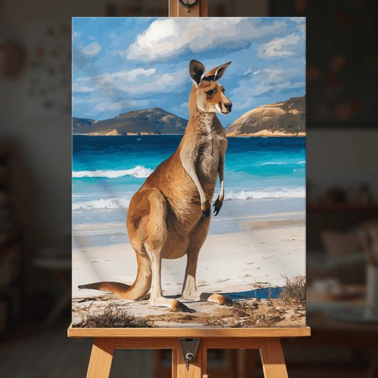 Paint by numbers - Beach Kangaroo - MyArt