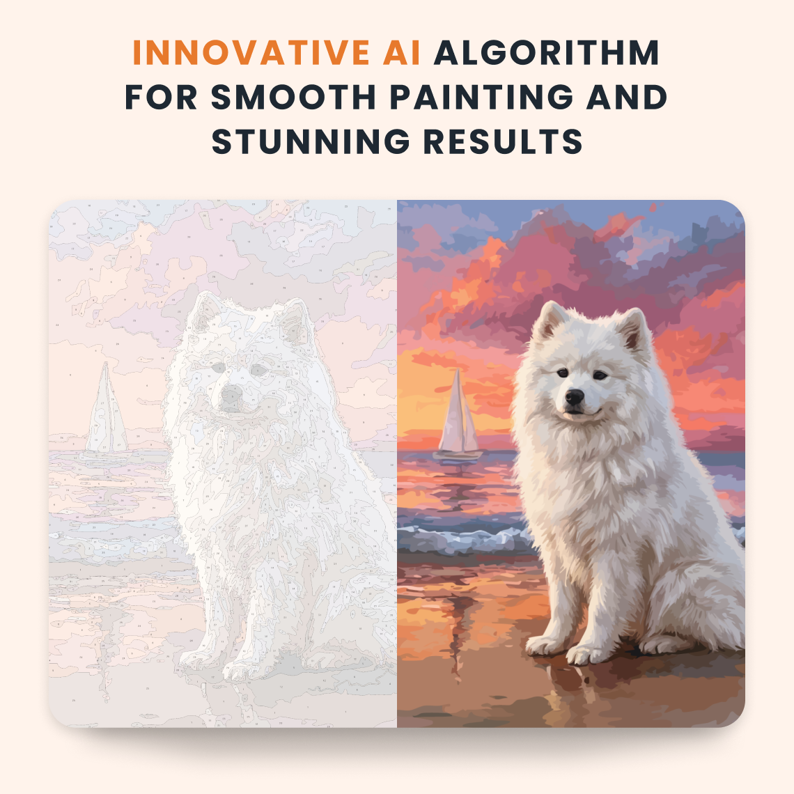 Beach Samoyed