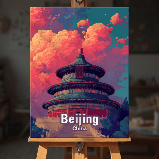 Paint by numbers - Beijing Temple - MyArt