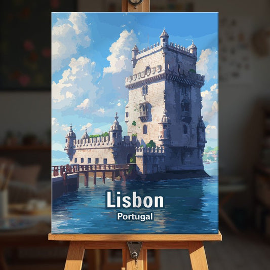 Paint by numbers - Belem Tower - MyArt