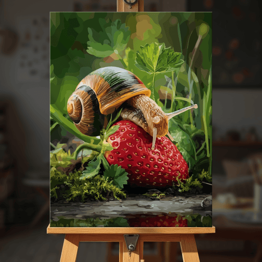 Paint by numbers - Berry Snail - MyArt