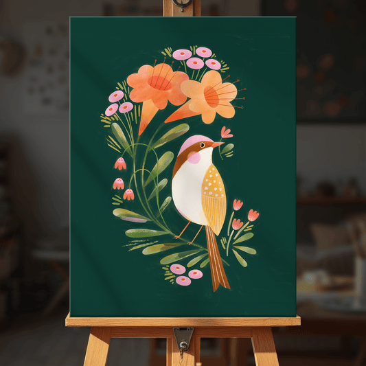Paint by numbers - Bird in Bloom - MyArt