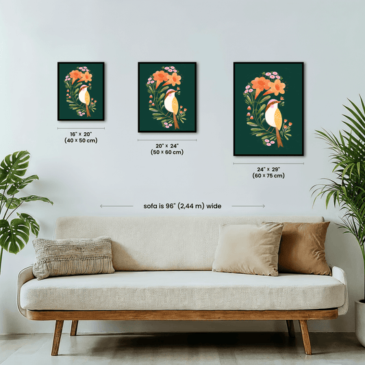 Paint by numbers - Bird in Bloom - MyArt