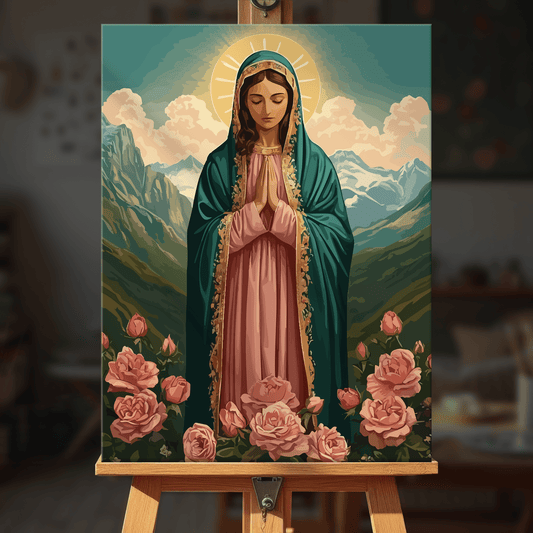 Paint by numbers - Blessed Mother - MyArt
