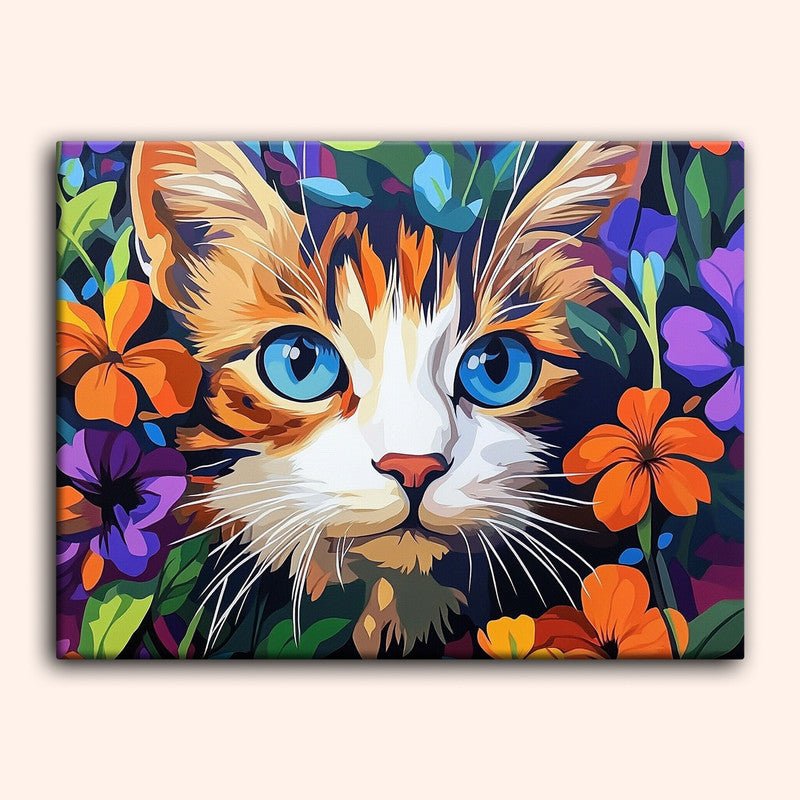Paint by numbers - Blooming Eyes - MyArt