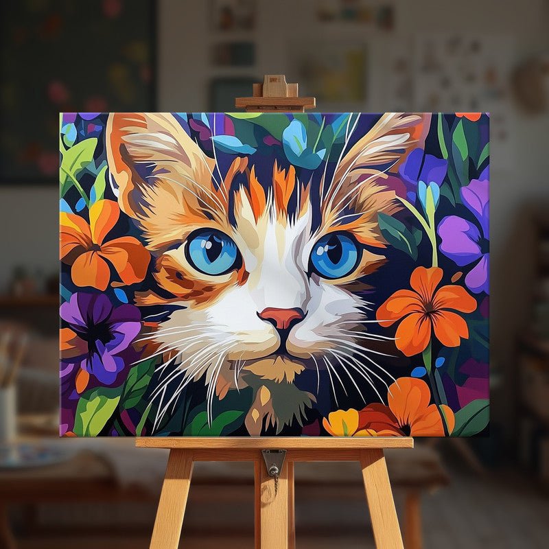 Paint by numbers - Blooming Eyes - MyArt