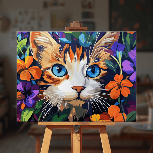 Paint by numbers - Blooming Eyes - MyArt