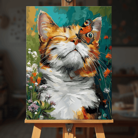 Paint by numbers - Blossom Cat - MyArt