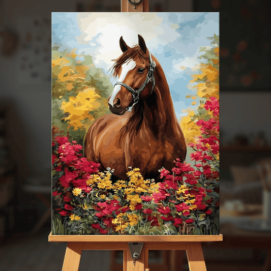 Paint by numbers - Blossom Horse - MyArt