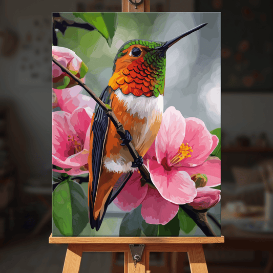 Paint by numbers - Blossom Hummer - MyArt
