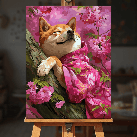 Paint by numbers - Blossom Pup - MyArt