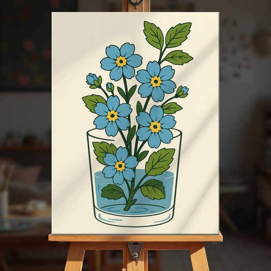 Paint by numbers - Blue Bliss - MyArt