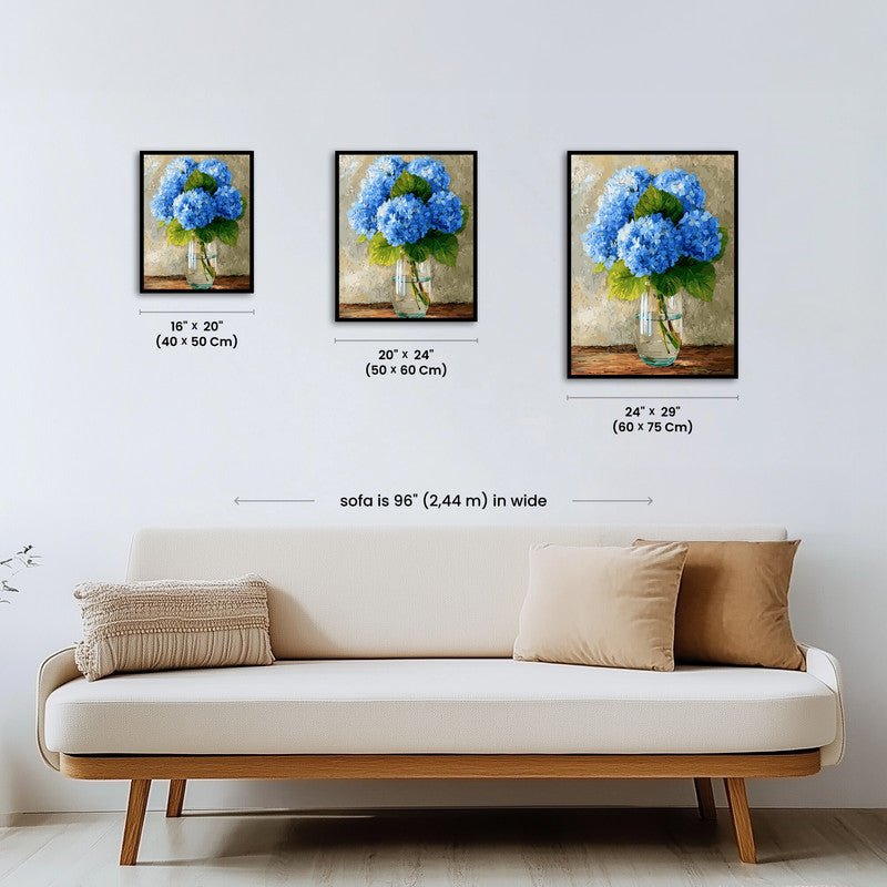 Paint by numbers - Blue Silence - MyArt