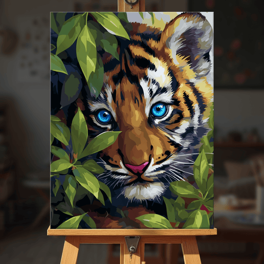 Paint by numbers - Blue Eyed Cub - MyArt