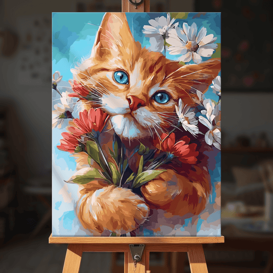 Paint by numbers - Blue Eyed Cutie - MyArt