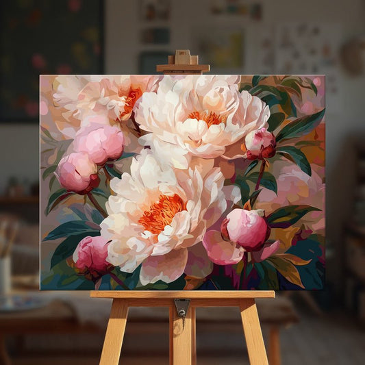 Paint by numbers - Blush Peonies - MyArt