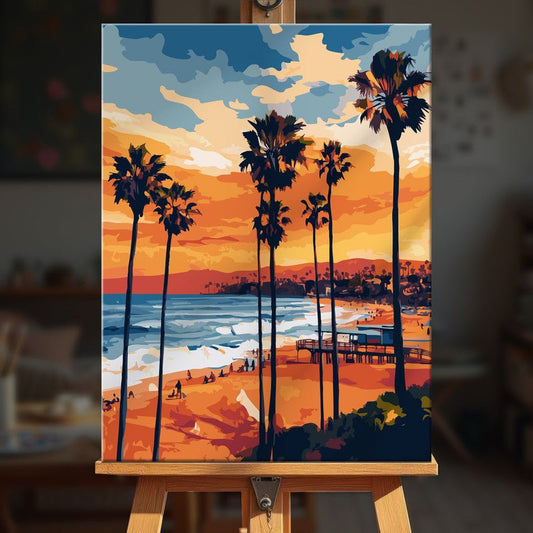 Paint by numbers - Boardwalk Stroll - MyArt