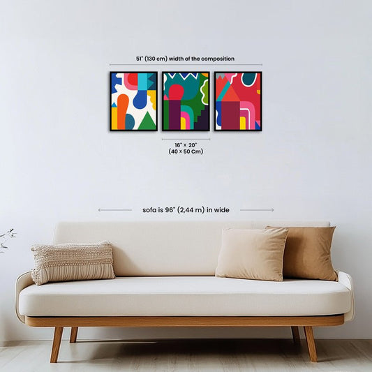 Paint by numbers - Bold Shapes - MyArt