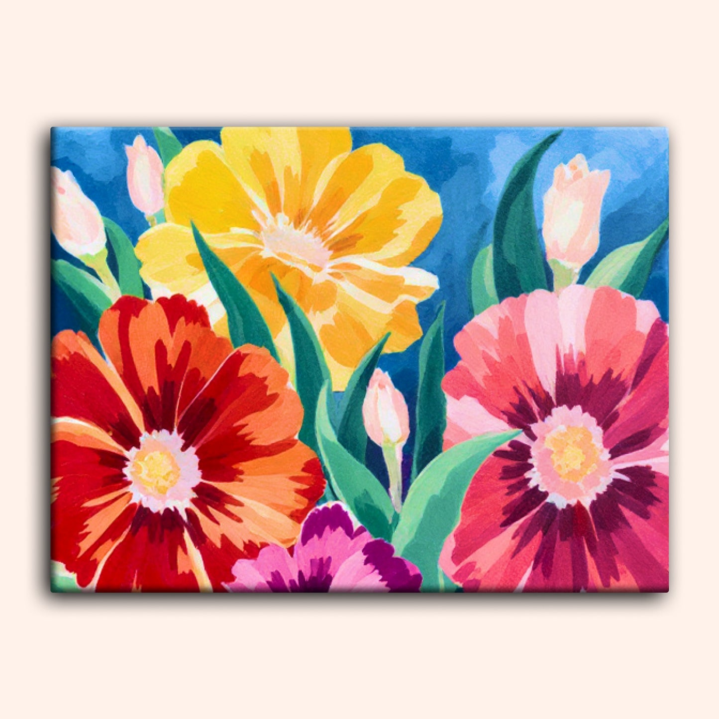 Paint by numbers - Bold Petals - MyArt