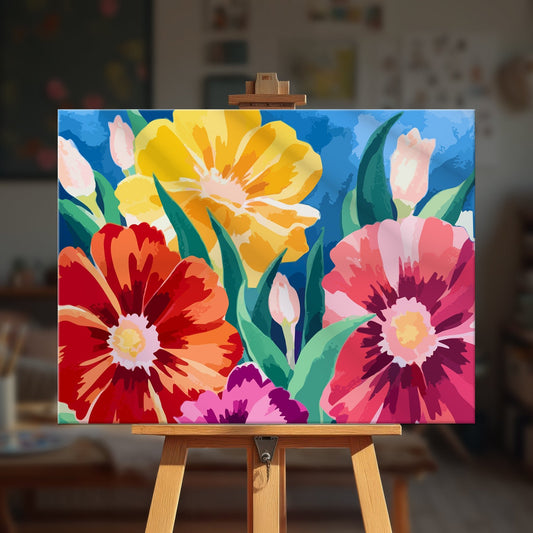 Paint by numbers - Bold Petals - MyArt