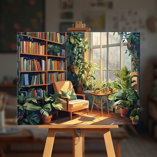 Paint by numbers - Botanical Reads - MyArt