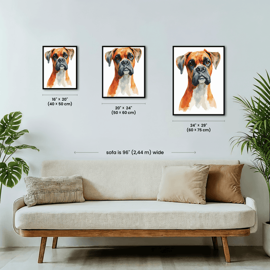 Paint by numbers - Boxer Portrait - MyArt