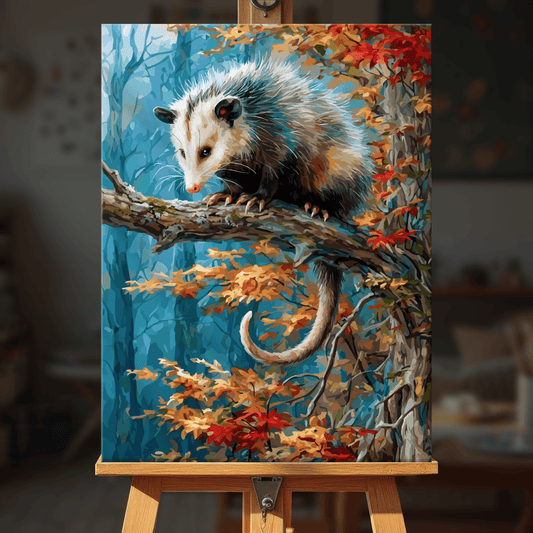 Paint by numbers - Branch Chameleon - MyArt