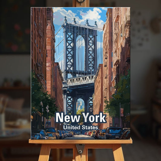 Paint by numbers - Brooklyn View - MyArt